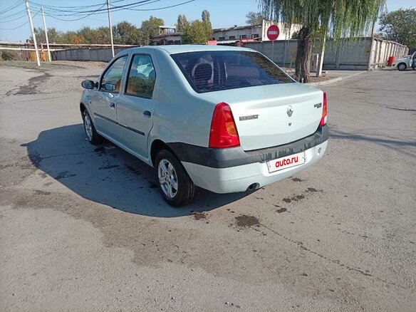 2005 Renault Logan I, серебристый, 330000 рублей - вид 7