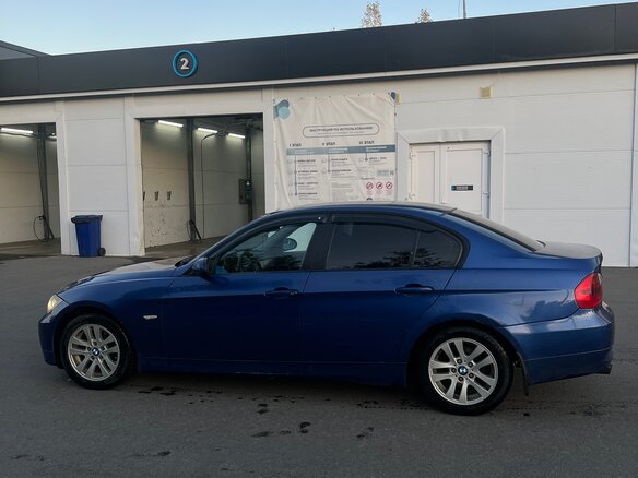 2007 BMW 3 серии 320i V (E90/E91/E92/E93), синий, 750000 рублей - вид 11