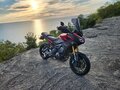 2015 Yamaha MT-09 Tracer (FJ-09), пурпурный, 850000 рублей