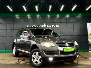 2008 Volkswagen Touareg I Рестайлинг, серый, 999000 рублей, вид 1