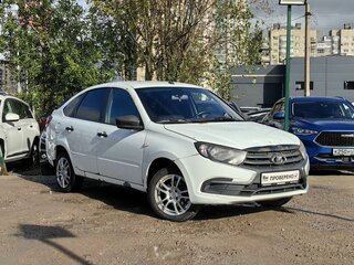 2019 Lada (ВАЗ) Granta I Рестайлинг, белый, 389000 рублей, вид 3
