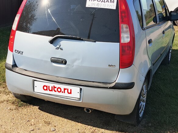 2006 Mitsubishi Colt VI (Z20/Z30), голубой, 370000 рублей - вид 7