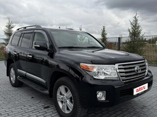 2014 Toyota Land Cruiser 200 Series Рестайлинг 1, чёрный, 5500000 рублей, вид 2