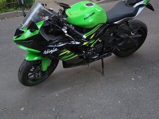 2019 Kawasaki ZX-6R Ninja, зелёный, 1000000 рублей, вид 1
