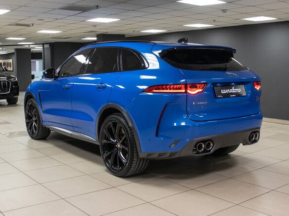 2019 Jaguar F-Pace SVR I, голубой, 7400166 рублей - вид 5