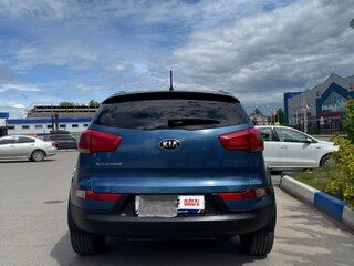 2014 Kia Sportage III Рестайлинг, синий, 1270000 рублей, вид 5