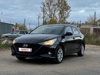 2020 Hyundai Solaris II Рестайлинг, чёрный, 1380000 рублей, вид 1