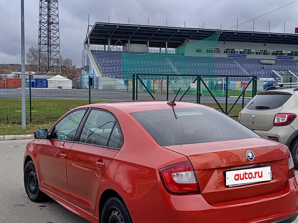 2018 Skoda Rapid I Рестайлинг, красный, 490000 рублей - вид 6