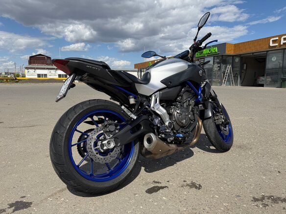 2013 Yamaha MT-07 (FZ-07), синий, 629000 рублей - вид 2