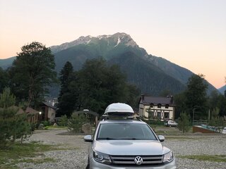 2011 Volkswagen Tiguan I Рестайлинг, серебристый, 1200000 рублей, вид 2