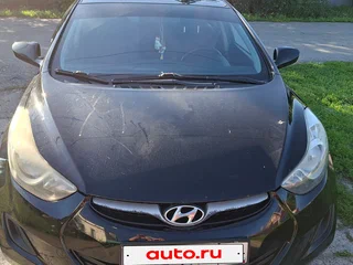 2013 Hyundai Elantra V (MD), чёрный, 835000 рублей, вид 2