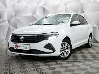 2021 Volkswagen Polo VI, белый, 1625000 рублей, вид 1