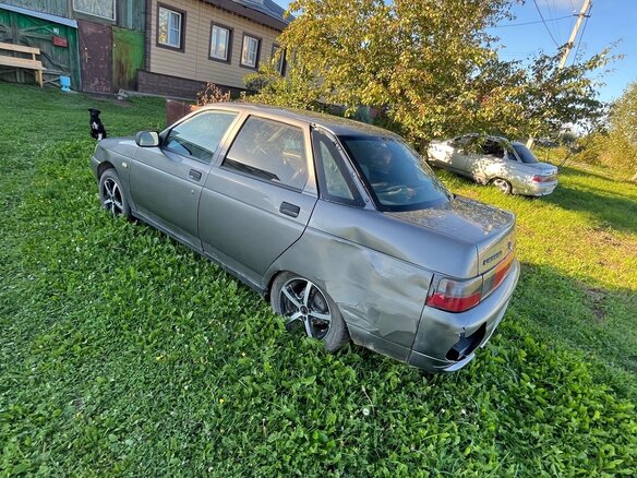 2007 Lada (ВАЗ) 2110, серый, 100000 рублей - вид 2