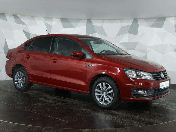 2019 Volkswagen Polo V Рестайлинг, красный, 1319000 рублей - вид 2
