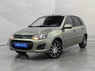2013 Lada (ВАЗ) Kalina II, зелёный, 499000 рублей, вид 1