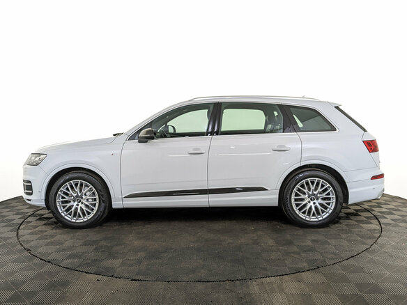 2019 Audi Q7 45 TDI II (4M) Рестайлинг, белый, 4850000 рублей - вид 7