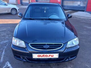 2007 Hyundai Accent ТагАЗ II, чёрный, 430000 рублей, вид 3
