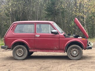 1997 Lada (ВАЗ) 2121 (4x4) I Рестайлинг, красный, 200000 рублей, вид 4