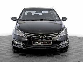 2015 Hyundai Solaris I Рестайлинг, чёрный, 1145000 рублей, вид 2