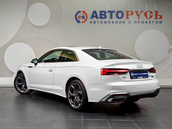 2020 Audi A5 45 TFSI II (F5) Рестайлинг, белый - вид 1