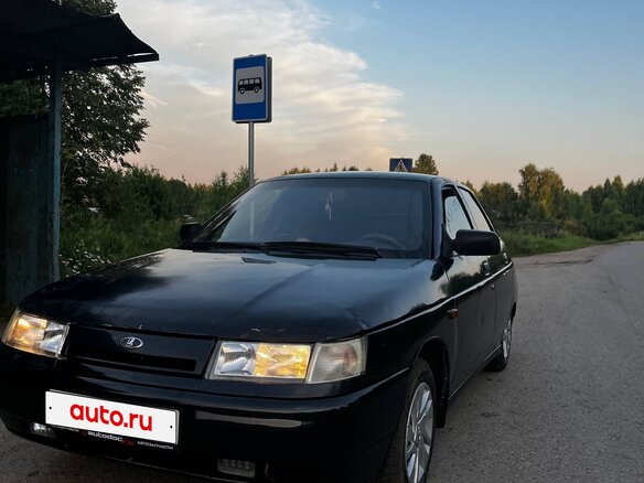2007 Lada (ВАЗ) 2112, чёрный, 100000 рублей
