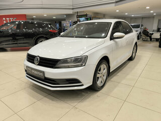 2017 Volkswagen Jetta VI Рестайлинг, белый, 1020000 рублей, вид 1