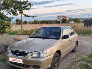 2005 Hyundai Accent ТагАЗ II, бежевый, 360000 рублей, вид 1