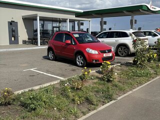 2008 Suzuki SX4 I (Classic), красный, 600000 рублей, вид 2