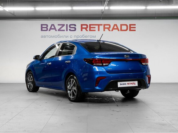 2017 Kia Rio IV, синий, 1470000 рублей - вид 6