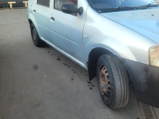 2009 Renault Logan I, серый, 160000 рублей, вид 2