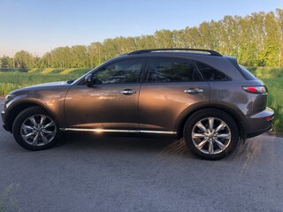 2008 Infiniti FX35 I (S50) Рестайлинг, коричневый, 1200000 рублей, вид 3
