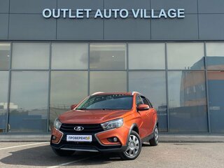 2018 Lada (ВАЗ) Vesta SW Cross I, оранжевый, 596000 рублей, вид 1
