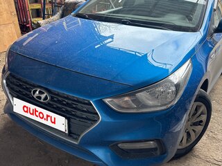 2017 Hyundai Solaris II, голубой, 1200000 рублей, вид 1