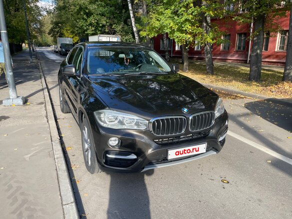 2015 BMW X6 35i II (F16), коричневый, 3000000 рублей - вид 1