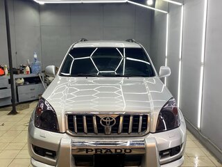 2003 Toyota Land Cruiser Prado 4-speed 120 Series, серый, 1800000 рублей, вид 2