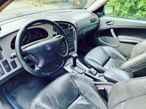 2002 Saab 9-5 I Рестайлинг, чёрный, 299999 рублей - вид 7