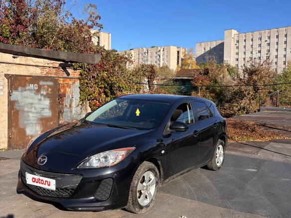 2013 Mazda 3 II (BL) Рестайлинг, чёрный, 786000 рублей
