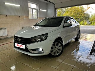 2021 Lada (ВАЗ) Vesta I, белый, 1200000 рублей, вид 1