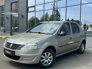 2011 Renault Logan I Рестайлинг, бежевый, 559000 рублей, вид 1