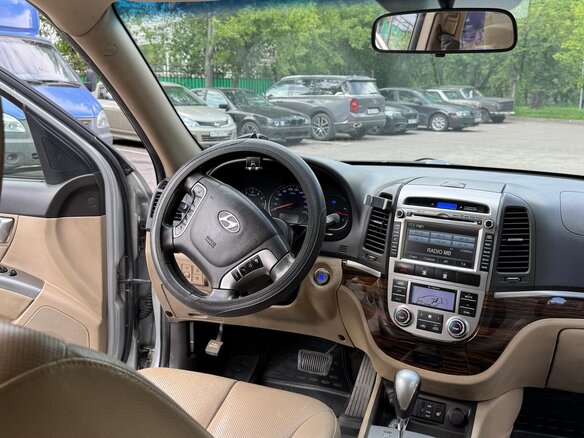 2011 Hyundai Santa Fe II Рестайлинг, серебристый - вид 9