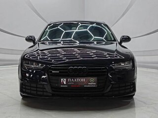 2015 Audi A7 I (4G) Рестайлинг, синий, 2095000 рублей, вид 2