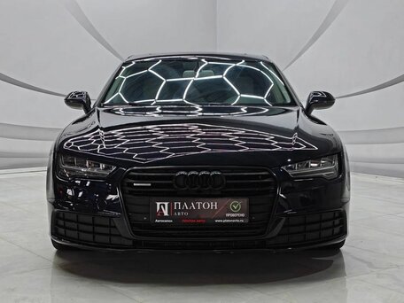 2015 Audi A7 I (4G) Рестайлинг, синий, 2175000 рублей, вид 2