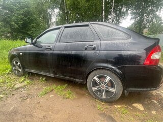 2008 Lada (ВАЗ) Priora I, чёрный, 210000 рублей, вид 1