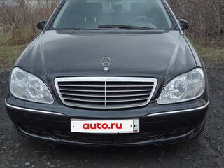 2003 Mercedes-Benz S-Класс 600 Long IV (W220) Рестайлинг, чёрный, 780000 рублей, вид 1