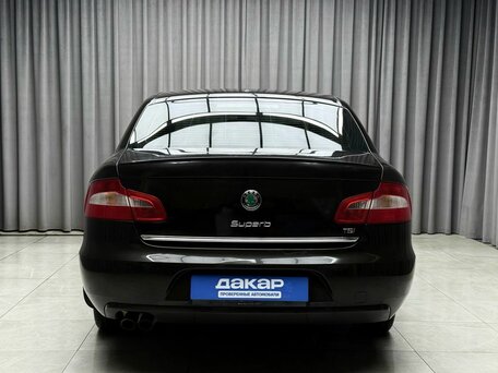 2012 Skoda Superb II, коричневый, 949000 рублей, вид 5