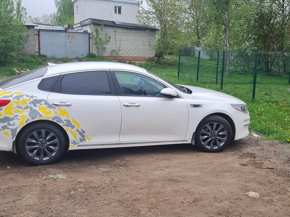 2017 Kia Optima IV, белый, 1240000 рублей - вид 1
