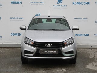 2019 Lada (ВАЗ) Vesta I, серебристый, 740000 рублей, вид 2