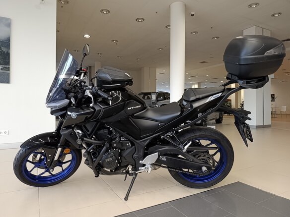 2021 Yamaha MT-03, синий, 620000 рублей - вид 1