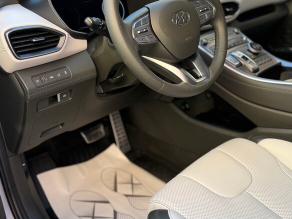 2021 Hyundai Santa Fe IV Рестайлинг, белый - вид 28