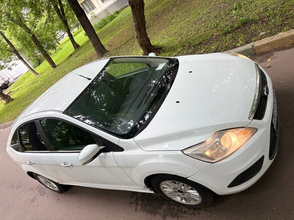 2008 Ford Focus II Рестайлинг, белый, 380000 рублей - вид 11